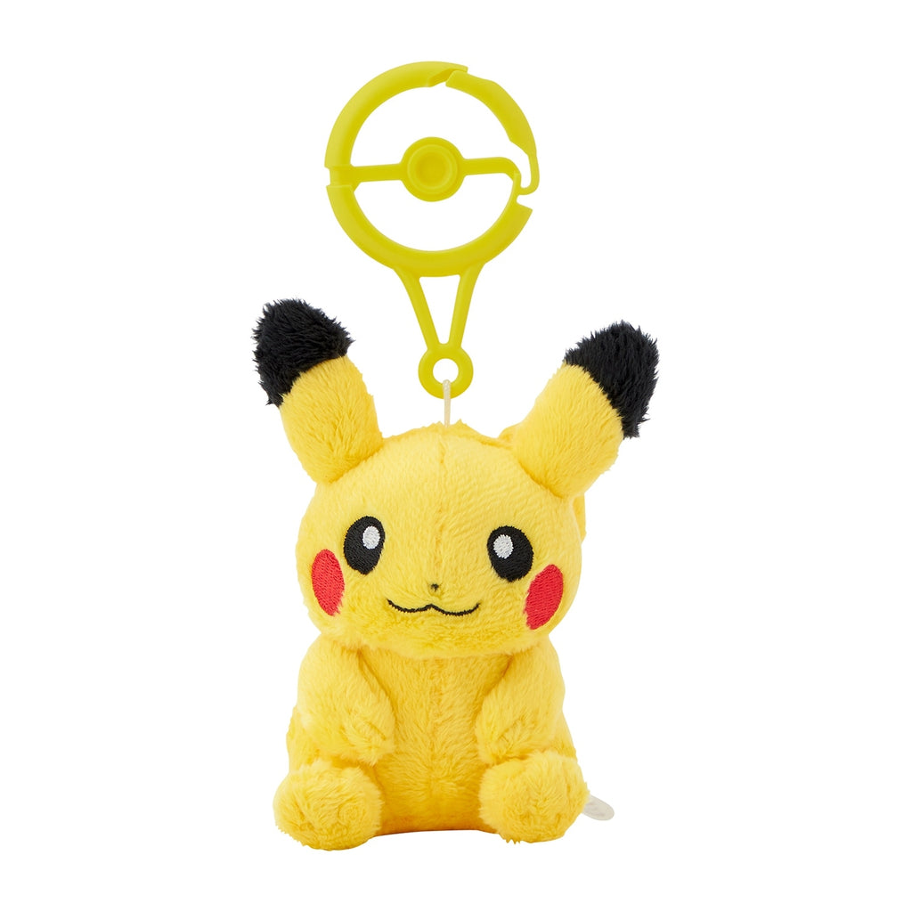 Pikachu Carabiner Clip Mascot Plush | Official Pokémon Center Japan