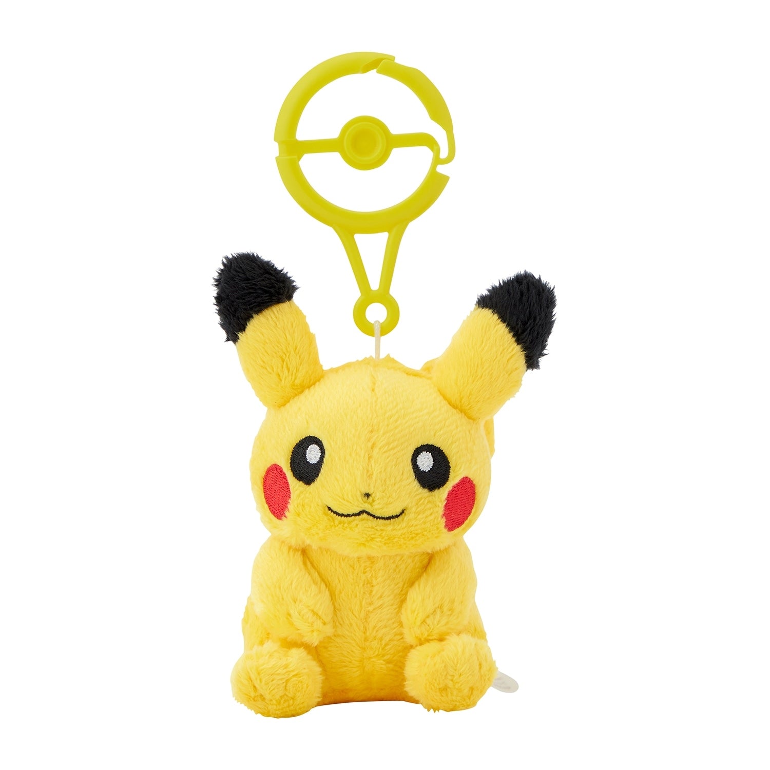Pikachu Carabiner Clip Mascot Plush | Official Pokémon Center Japan