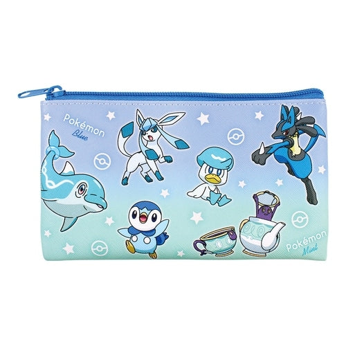 Flat multi pouch gradation/blue & mint