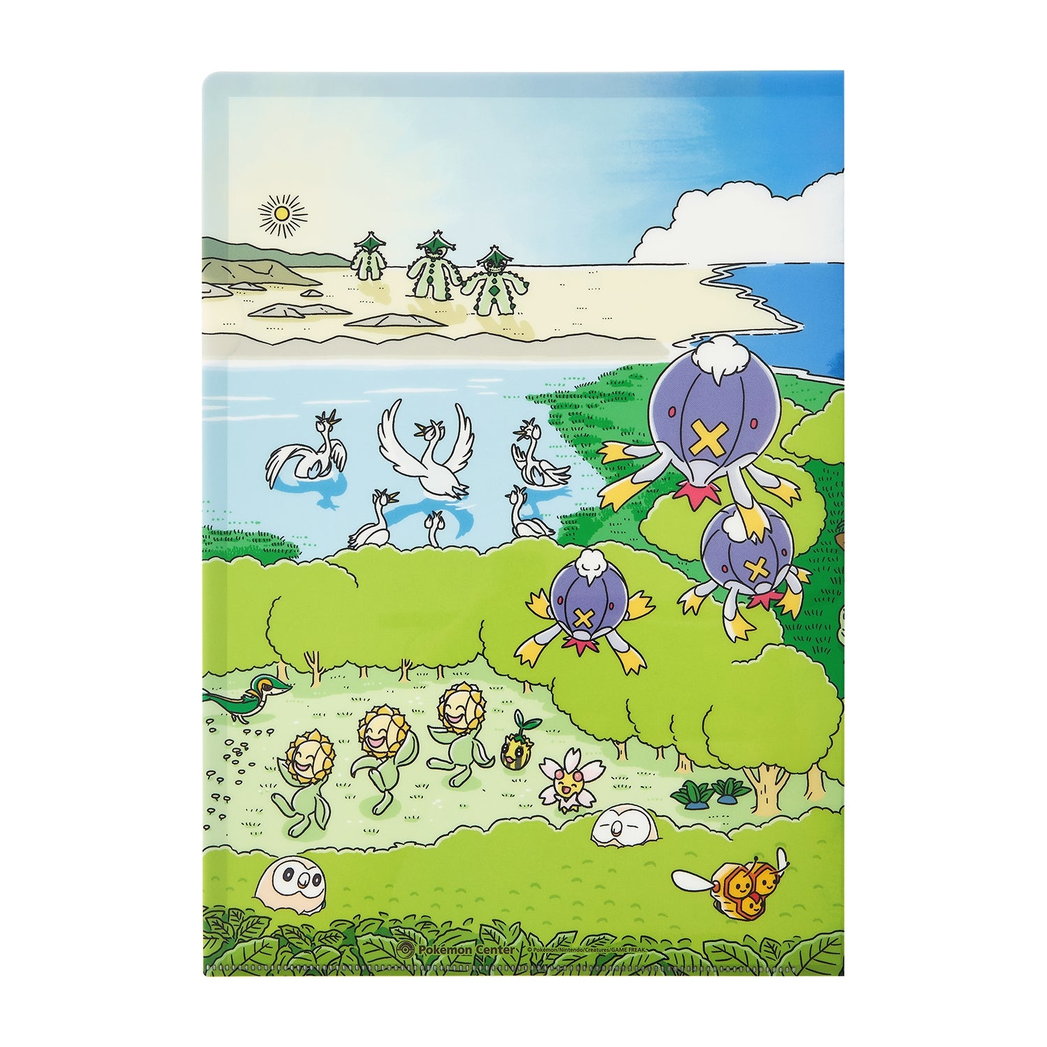 A4 Clear File Pokemon Ecology Picture Book Life Rhythm