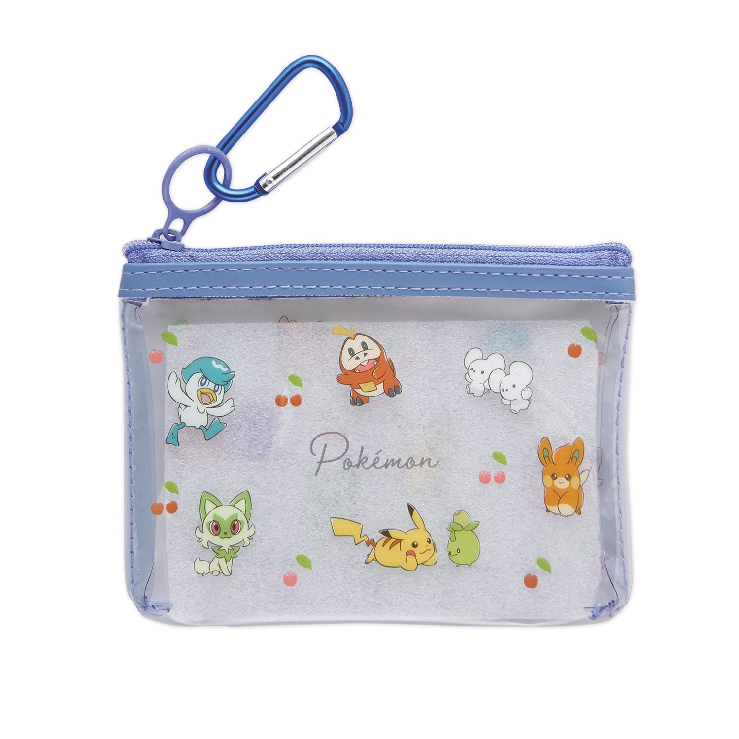 Mini pouch with carabiner/cherry