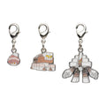 Pokemon National Encyclopedia metal charm set from Japan, featuring #932, #933, #934 with fine details