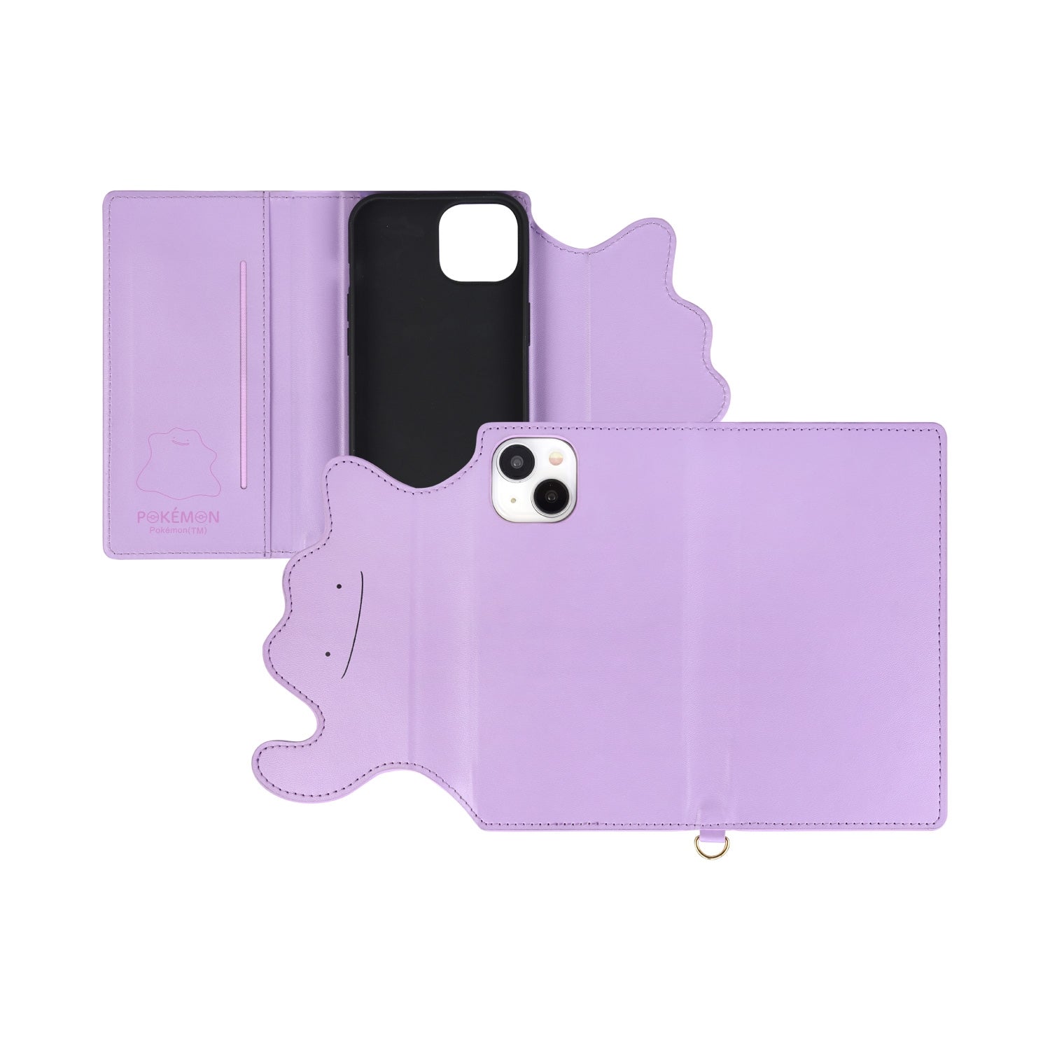 Die-cut flip cover for iPhone15/14/13 Metamon