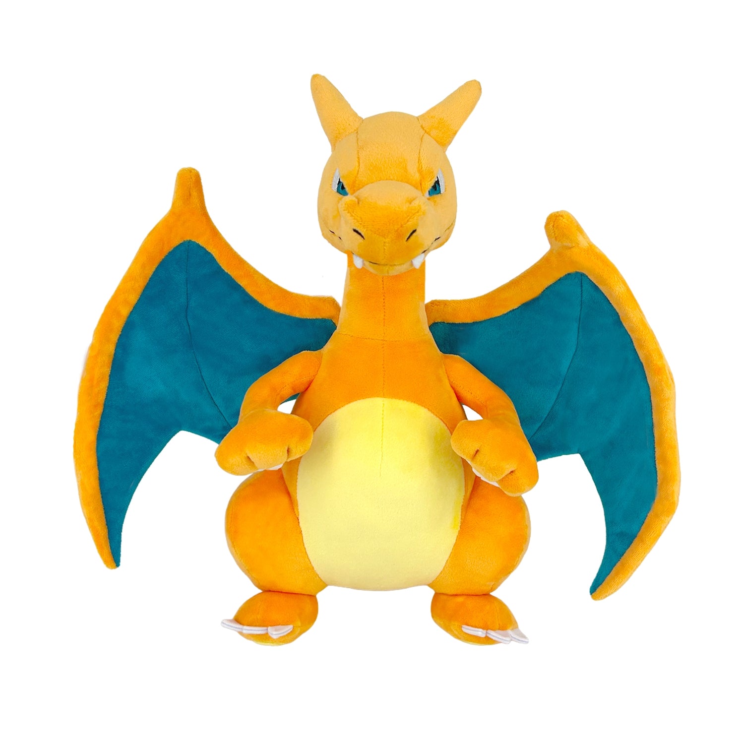 Authentic Japanese Charizard Stuffed Toy with fiery details