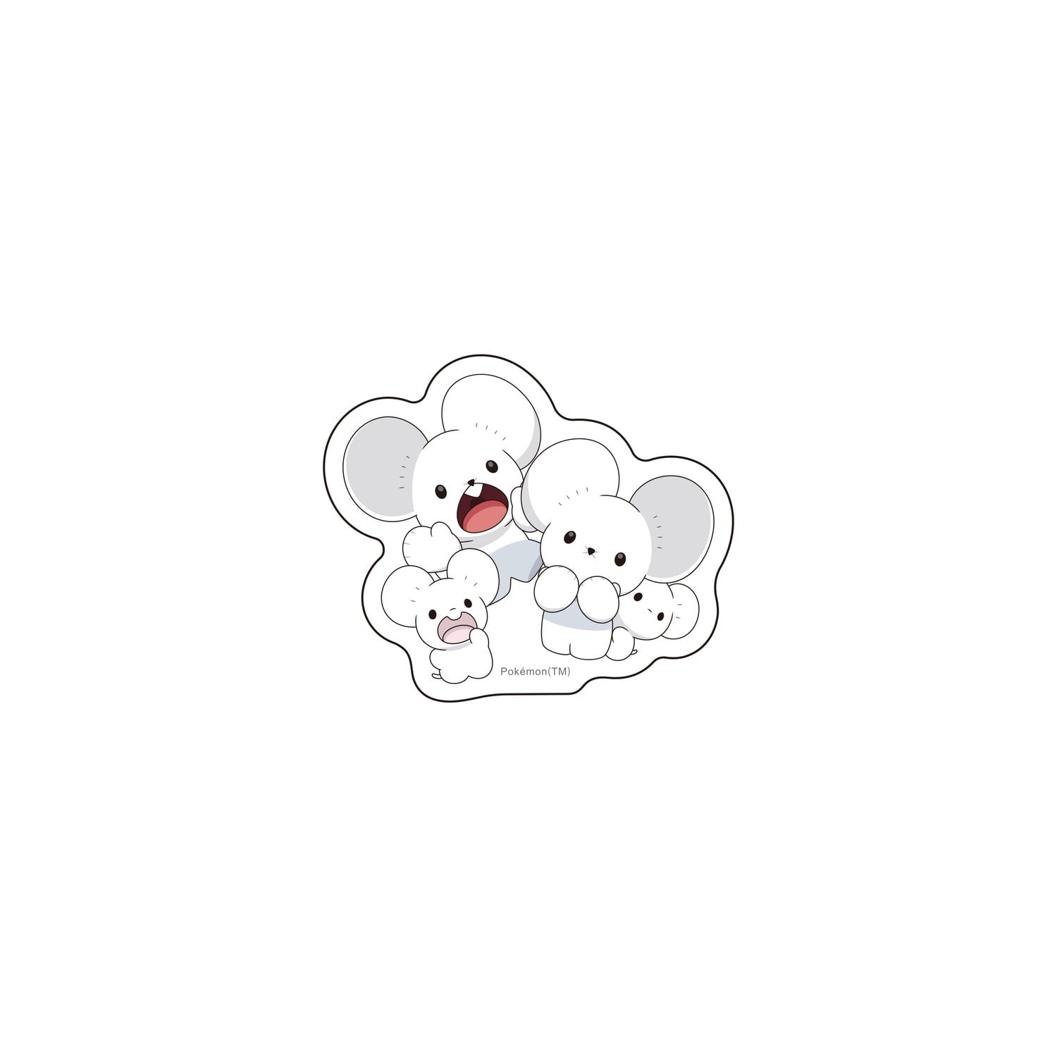 Authentic Pokemon Center Japan Sticker Narwhold, 6.5×9 size, sourced from Japan