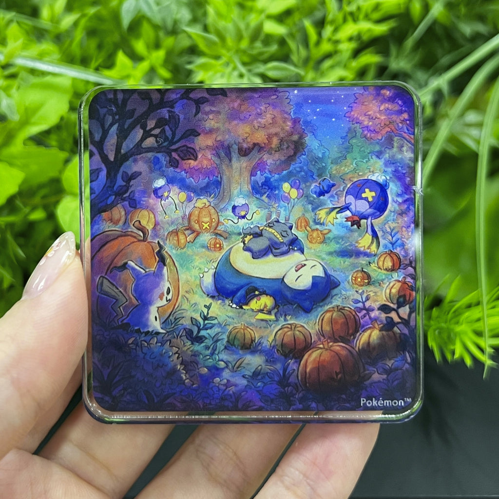 Pokemon Sleep Acrylic Magnet (Halloween 2024)