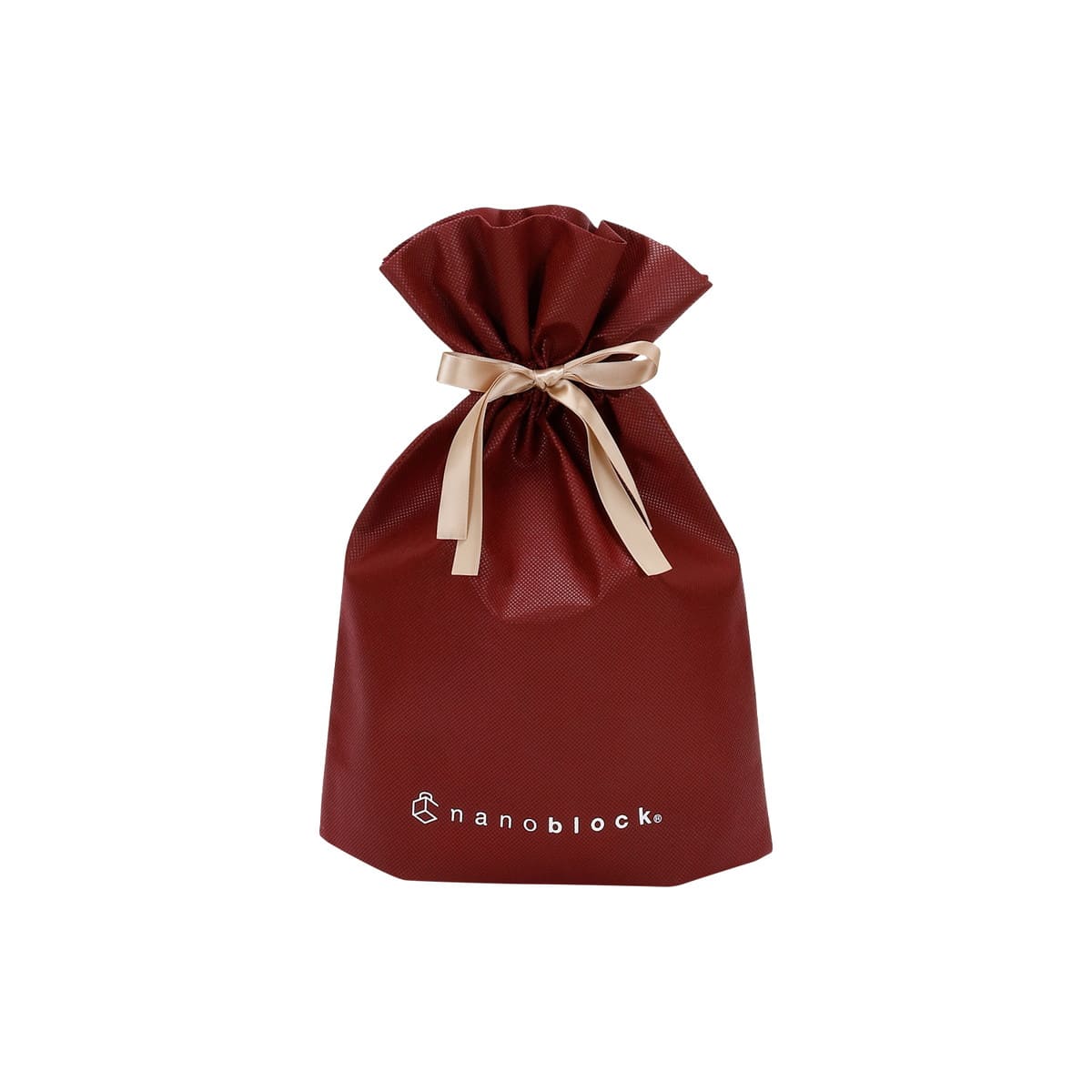 Gift bag for nanoblocks M (Bordeaux)