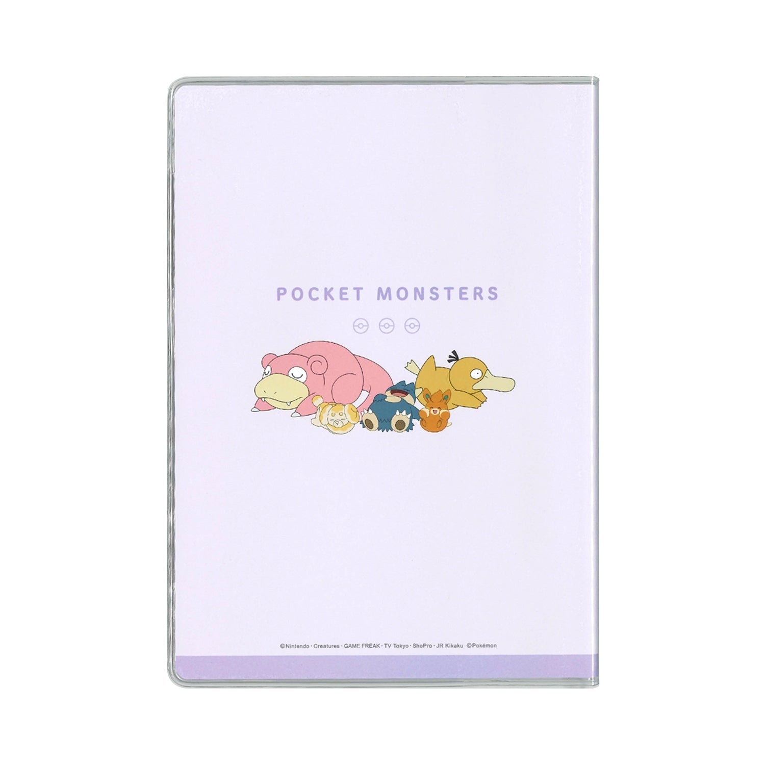 Relaxation Friends Pokemon planner from Japan, showcasing cute anime designs