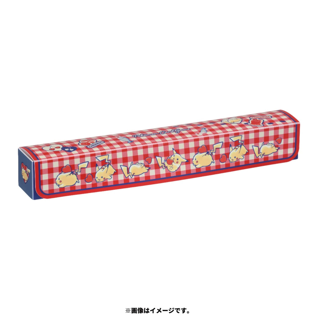 Pokémon Card Game Playmat Case – Pikachu & Heart | Japan Exclusive