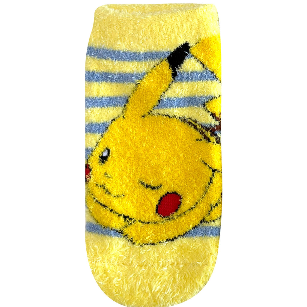 Fluffy socks Pikachu border kids (13-18cm)
