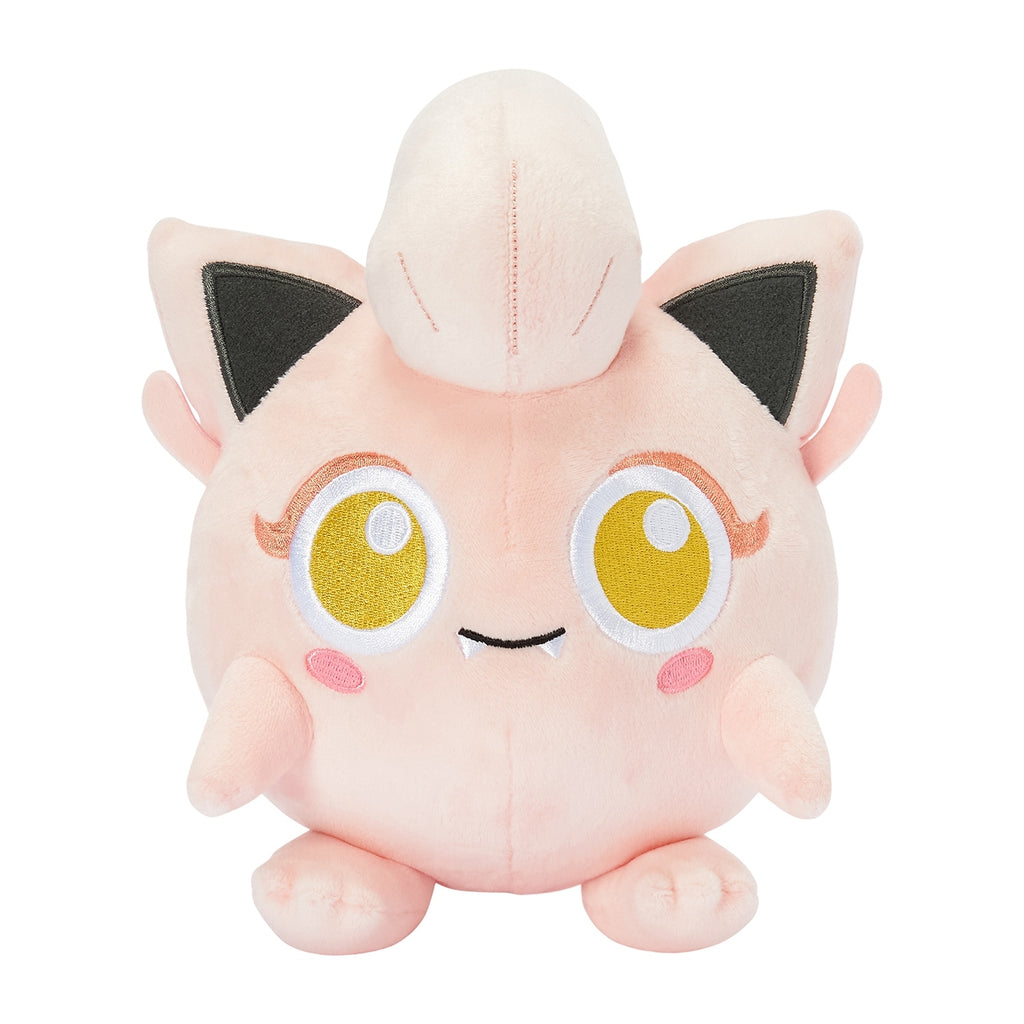 Pokemon stuffed toy salmon tail plushie with vibrant orange color from Japan