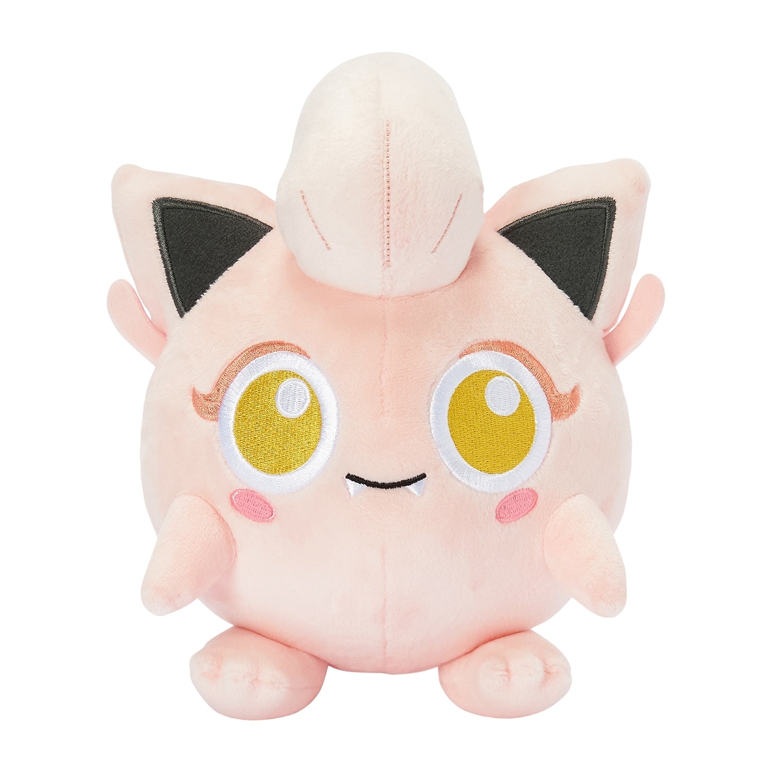 Pokemon stuffed toy salmon tail plushie with vibrant orange color from Japan