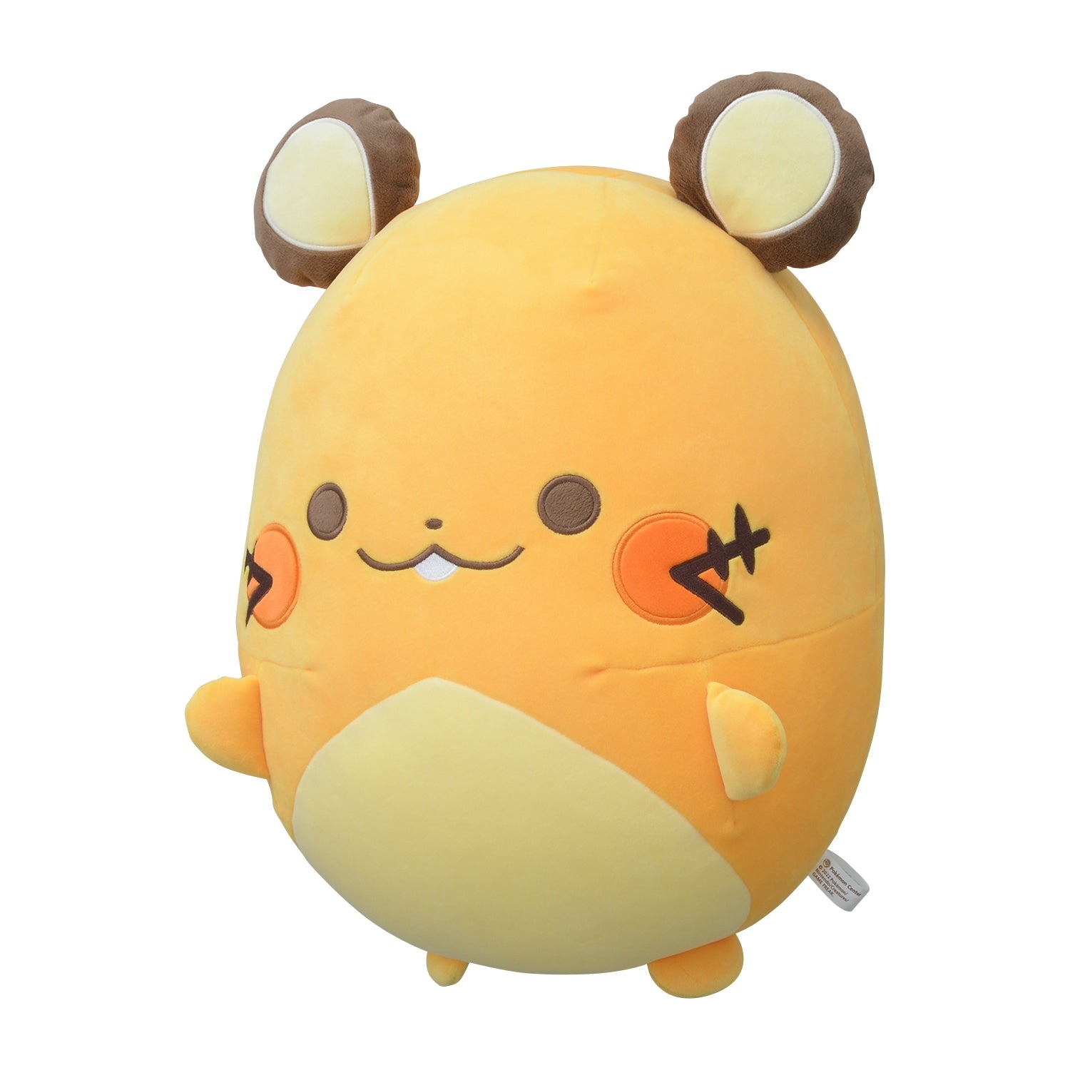 Pokemon Mugyutto Dedenne plush, soft and cuddly from Japan, detailed stitching