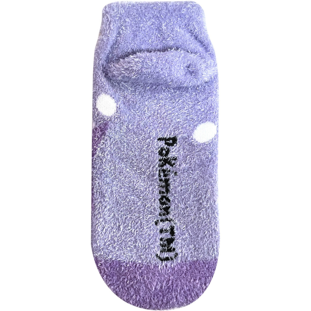 Fluffy socks Gengar dots (23-25cm)