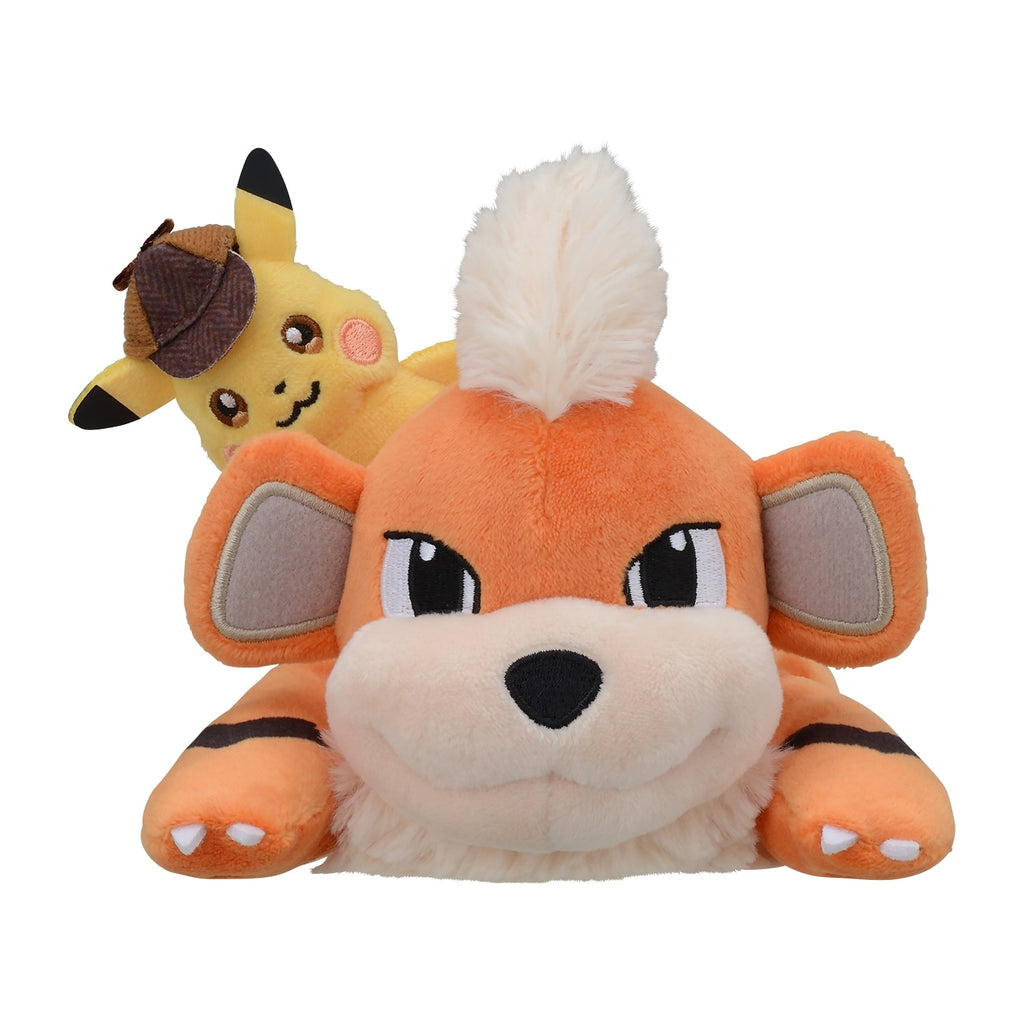Pikachu plush figure, soft and cuddly, made in Japan