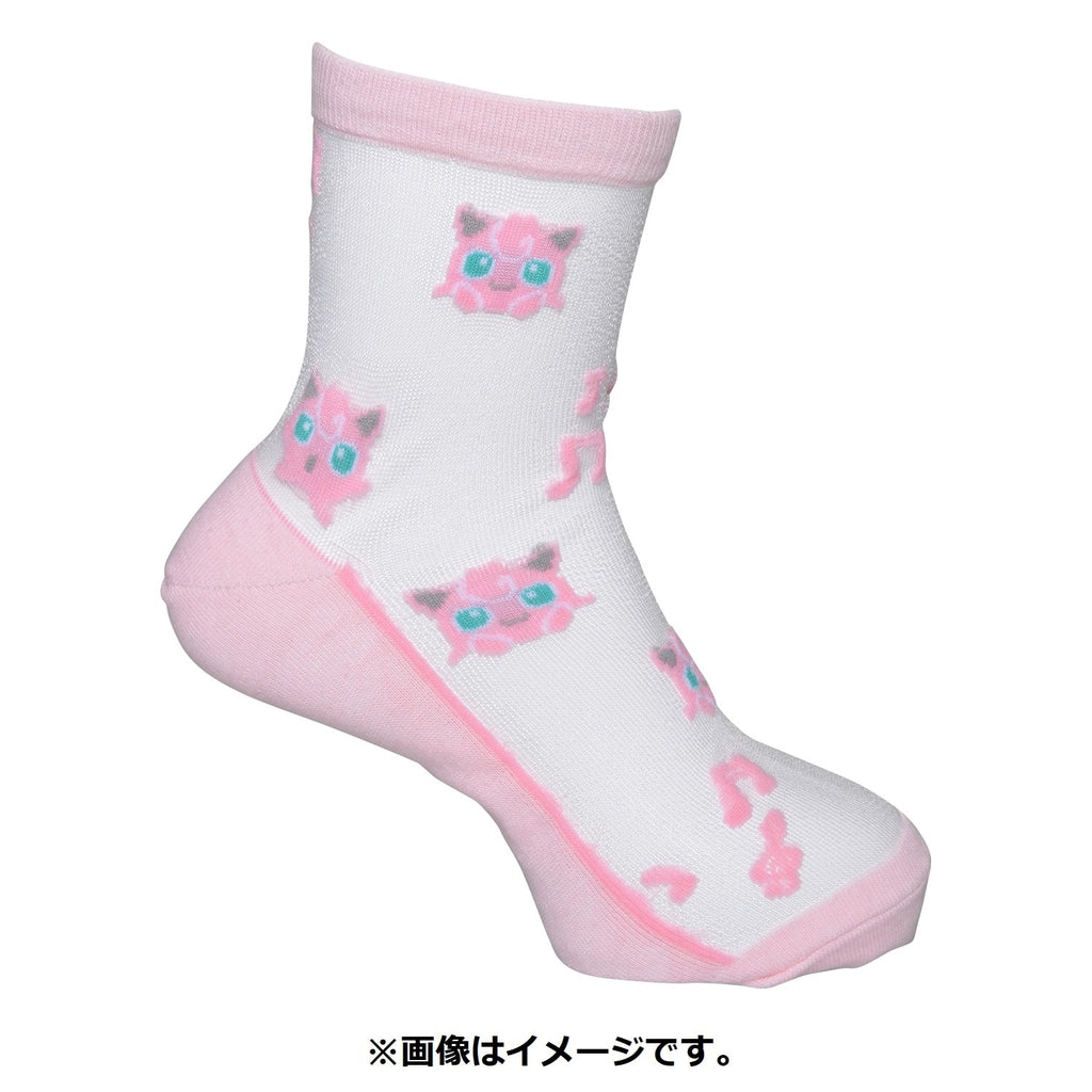 [Choice] Middle socks see-through pudding (23-24cm)