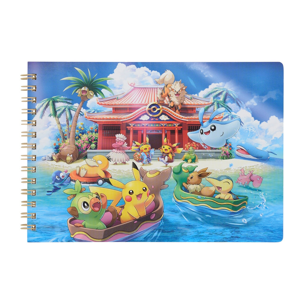 A5 Ring Note Pokemon Center Okinawa notebook with colorful characters from Japan