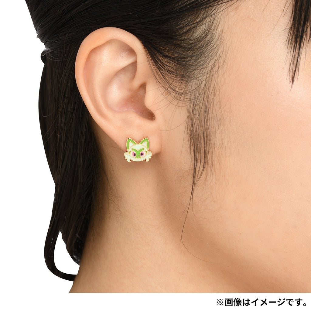 Japanese Pokémon Nyaoha Earrings with adorable character from Japan