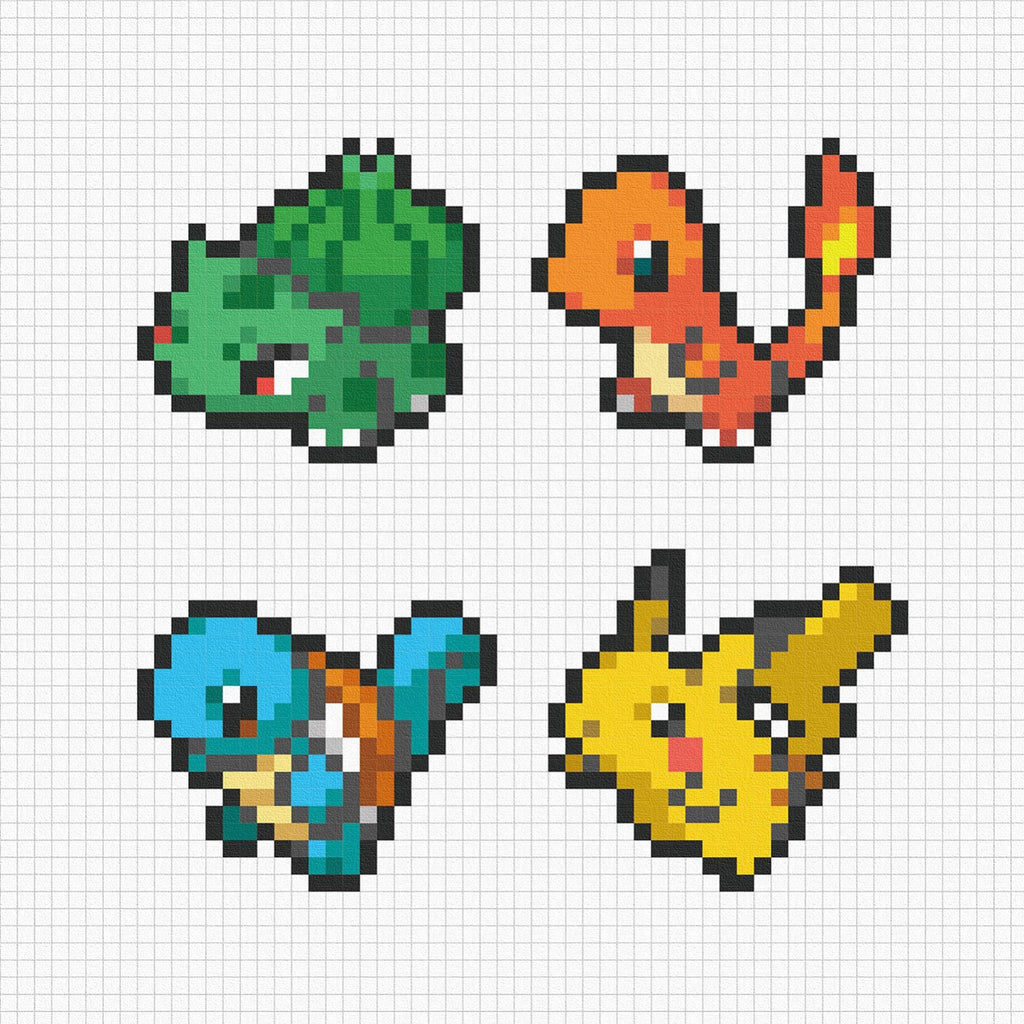 Close-up of Pokemon character on art panel, officially licensed from Japan