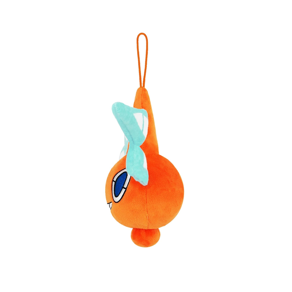 Back view of Rotom plush toy showing its adorable face from Japan