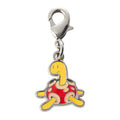 National Encyclopedia Metal Charm 213 from Japan, featuring a detailed metal design