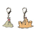 National Encyclopedia Metal Charm 769/770 from Japan, featuring Pokemon character