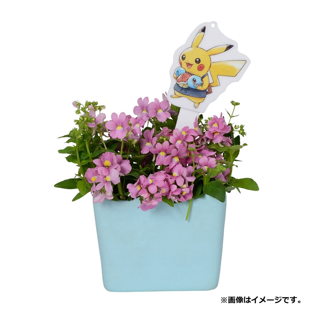 Close-up of Pikachu's face on the acrylic charm, sourced from Japan