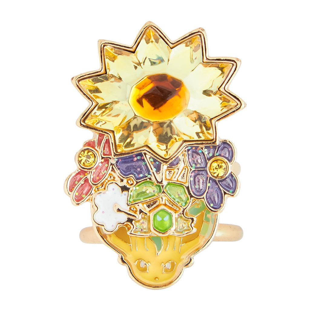 Pokémon Kusaterastal Leafeon ring from Japan, featuring Leafeon and Kusaterastal details