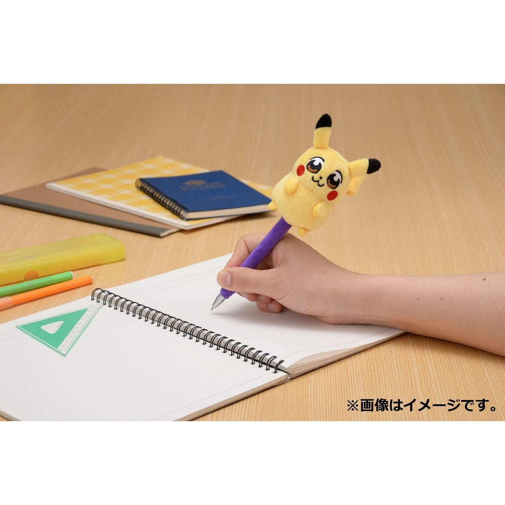 Japanese Pikachu plush pen, official licensed product from Pokemon Center