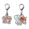 Goldeen metal charm, detailed fish design, from Japan