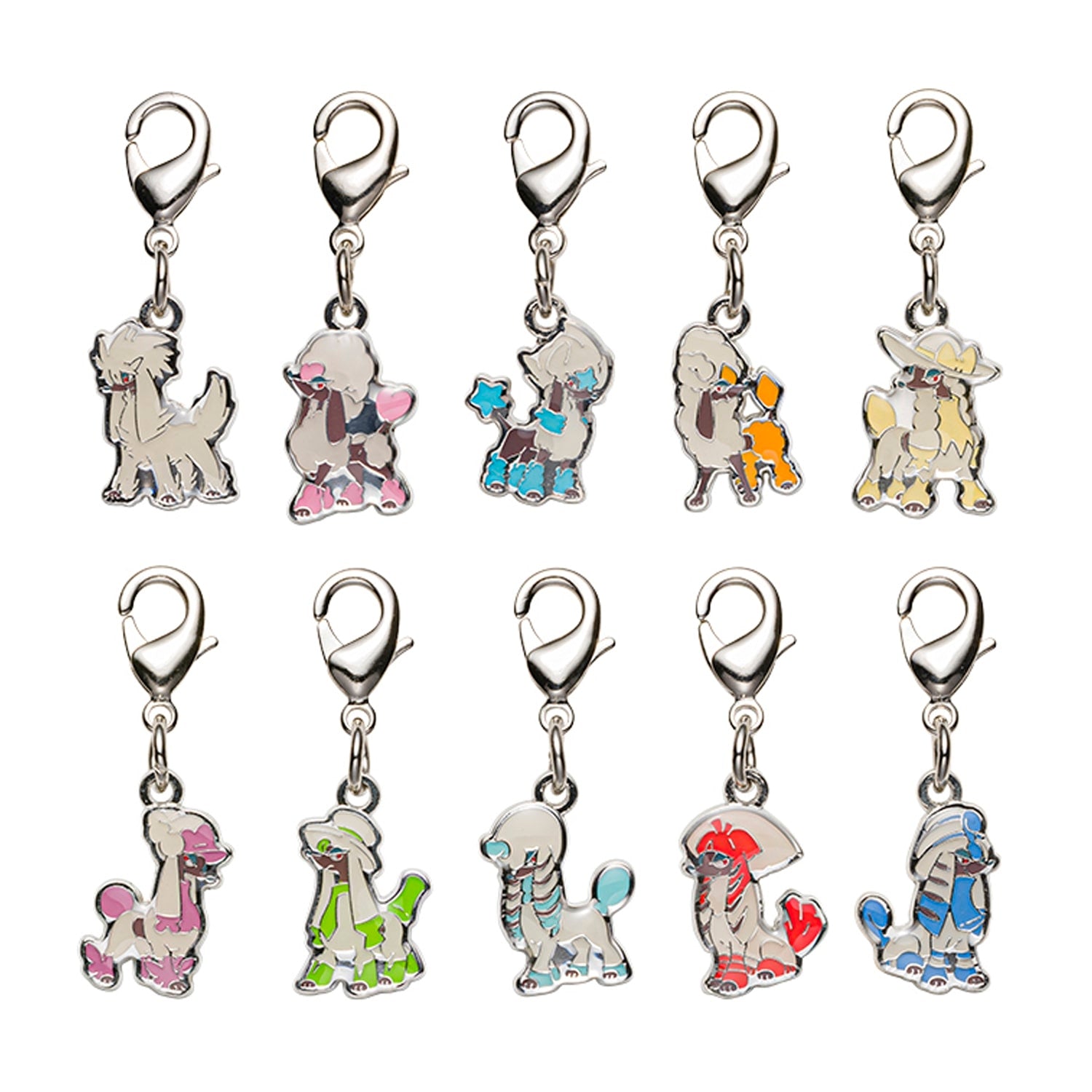 National Encyclopedia Metal Charm 676 from Japan, featuring a detailed Pokemon design