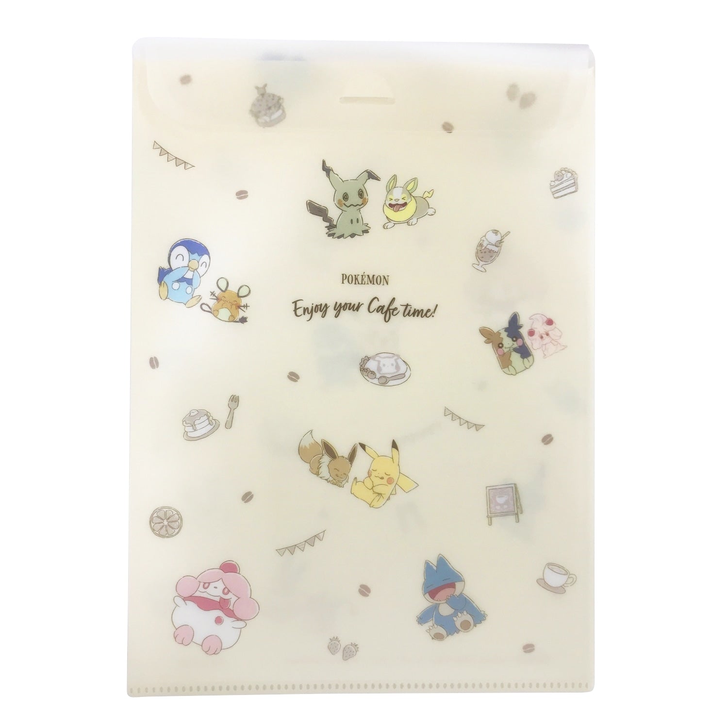Pokemon Loose Leaf Case with cafe design from Japan