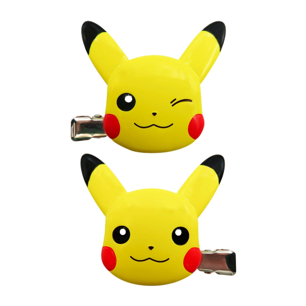 Pikachu hair clip with cute design from Japan, official Pokemon Center product