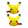 Pikachu hair clip with cute design from Japan, official Pokemon Center product