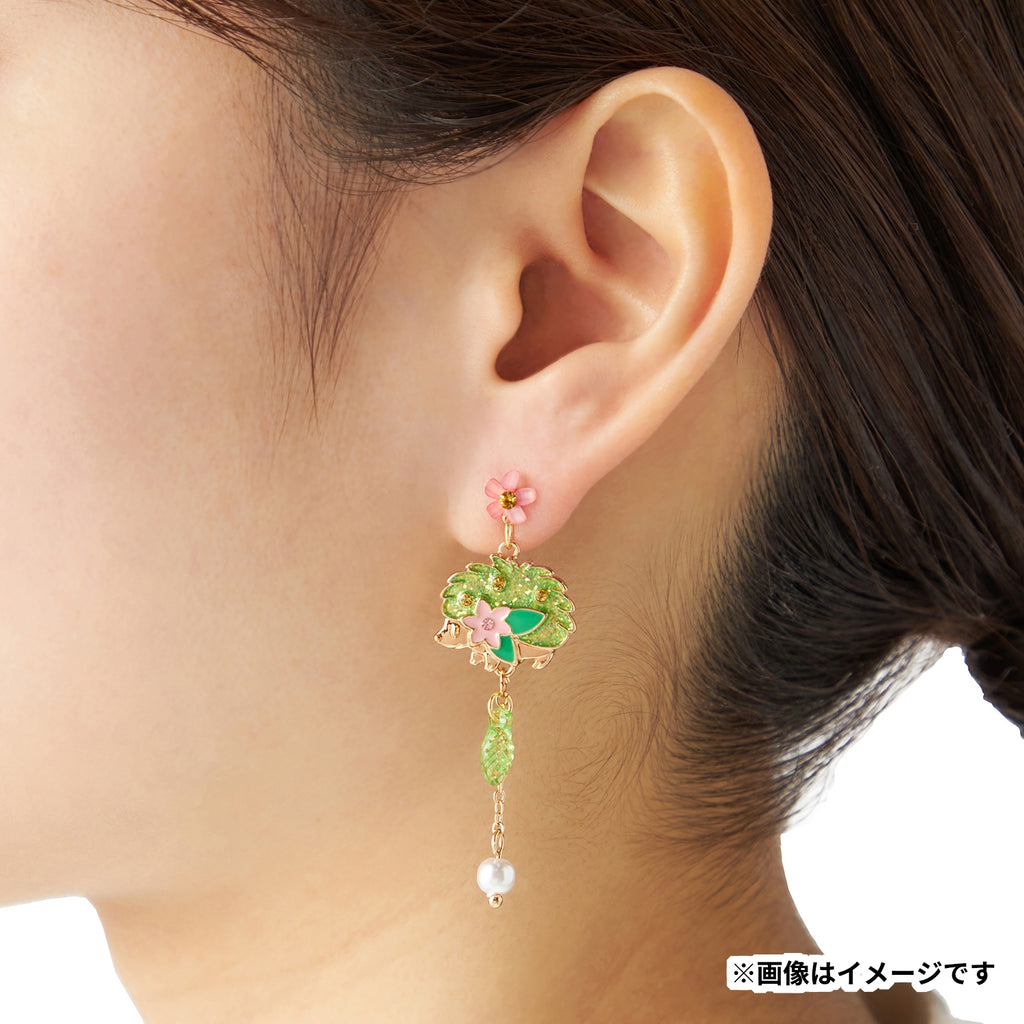 Shaymin Pokémon Earrings with high-quality materials, shipped from Japan