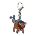 National Encyclopedia Metal Charm 128 with detailed Pokemon design from Japan