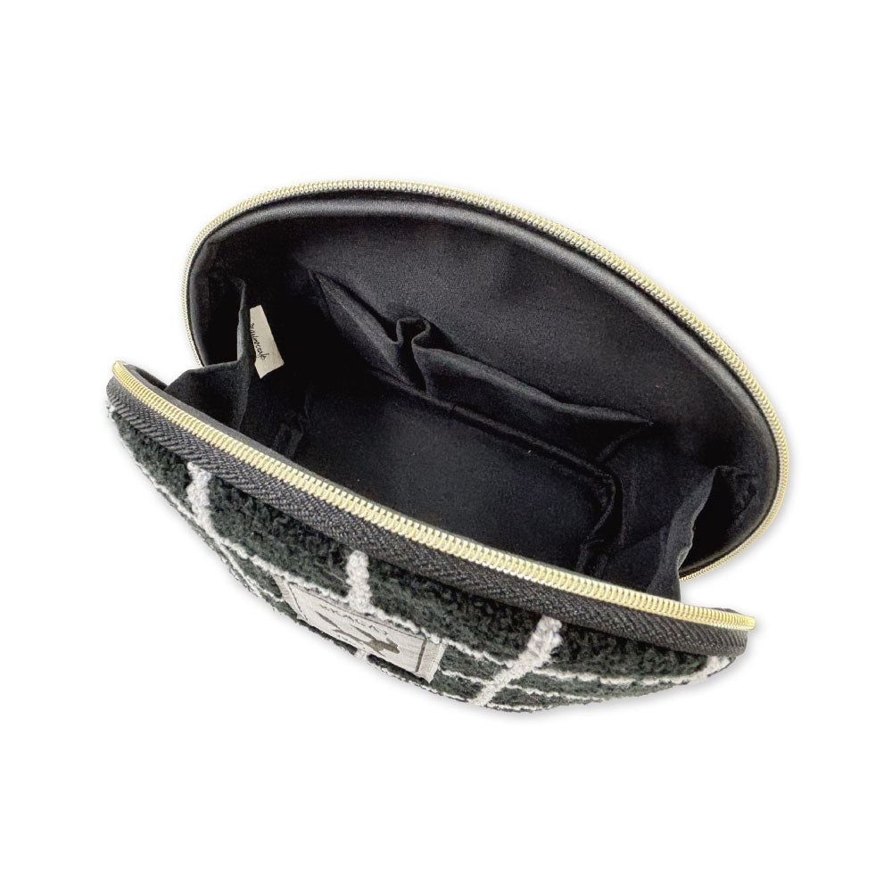 Round pouch fluffy Sagara Blacky