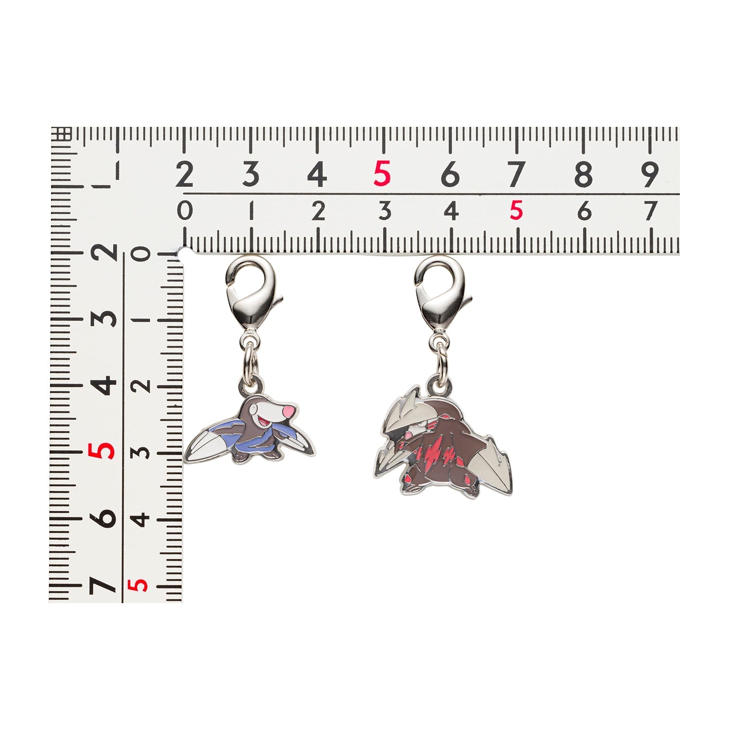 Authentic Pokemon Center Japan Metal Charm 529/530 with vibrant colors from Japan