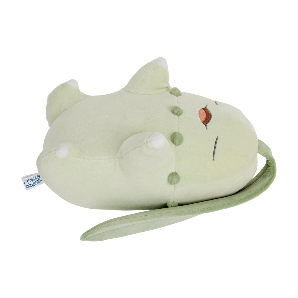 Chikorita plushie with vibrant green color, shipped from Japan