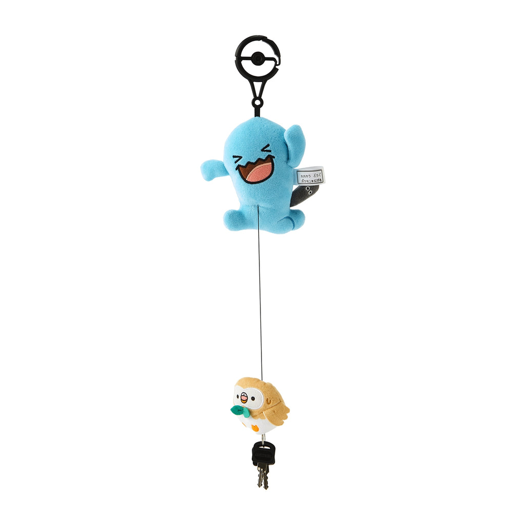 Authentic Japanese Sonance Mokuro plush key case with vibrant colors from Japan