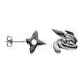Pokémon Gekkouga Earrings with shiny details from Japan