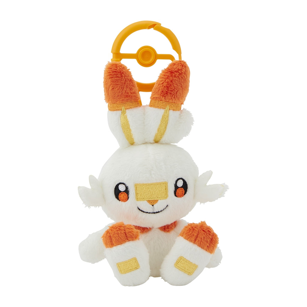 Scorbunny #813 Carabiner Mascot Plush | Pokémon Center Japan