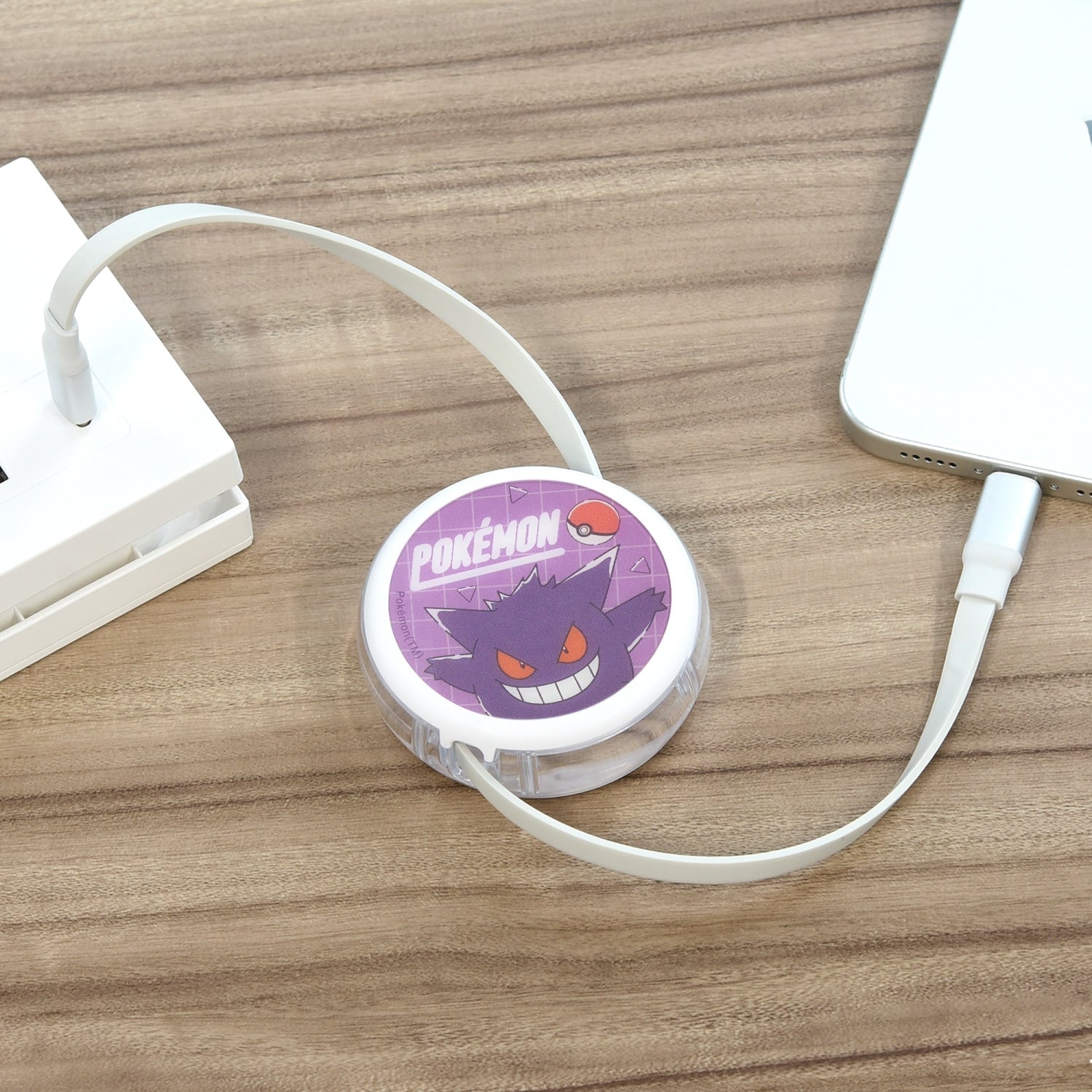Gengar cable packaging, authentic Japanese collectible from Pokemon Center