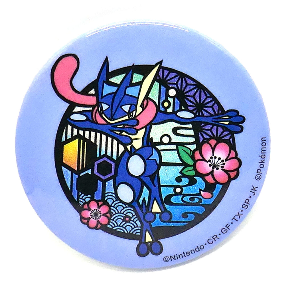 Gekkouga pin with glittering can badge from Japan