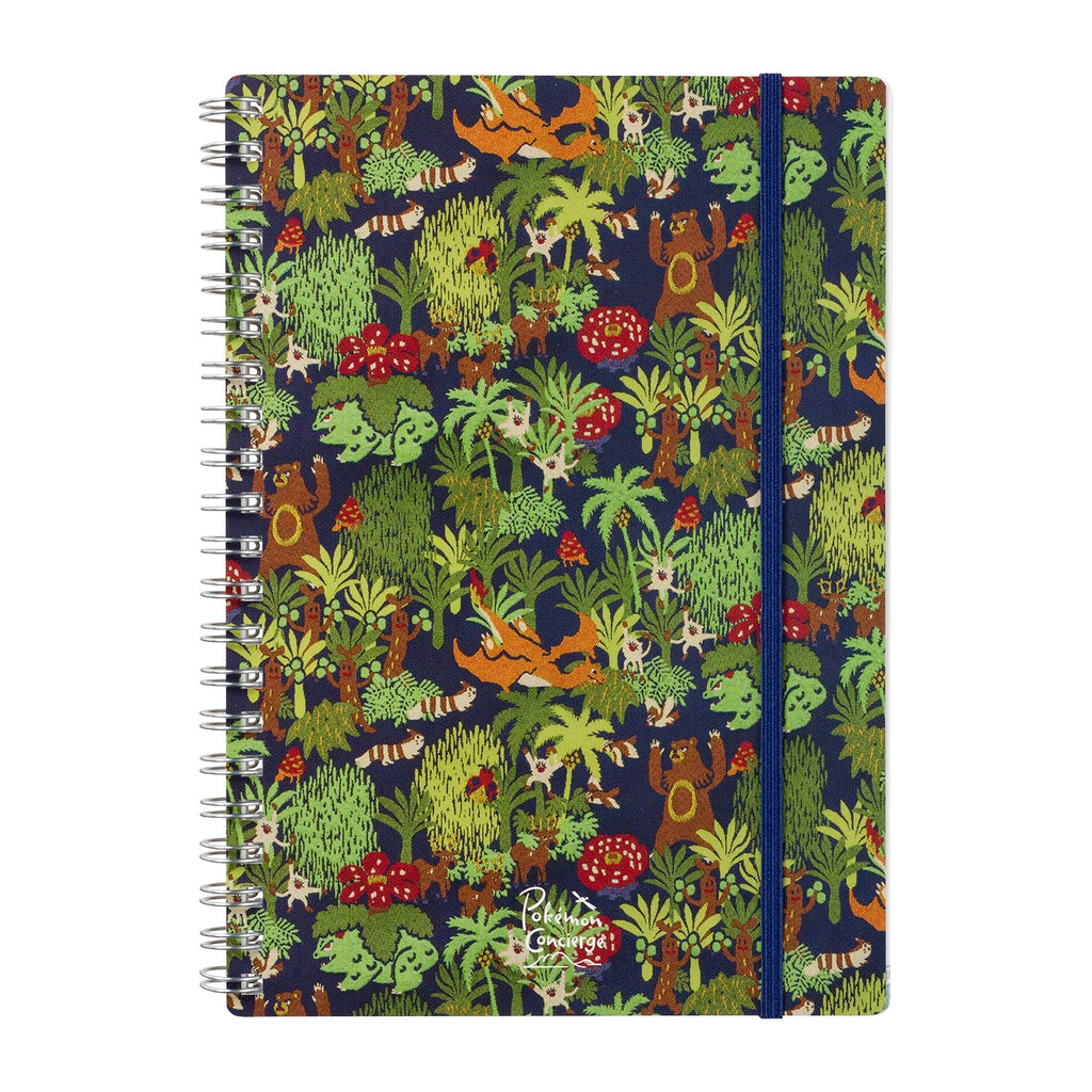 B6 Ring Note Pokemon Concierge Botanical notebook with floral design from Japan