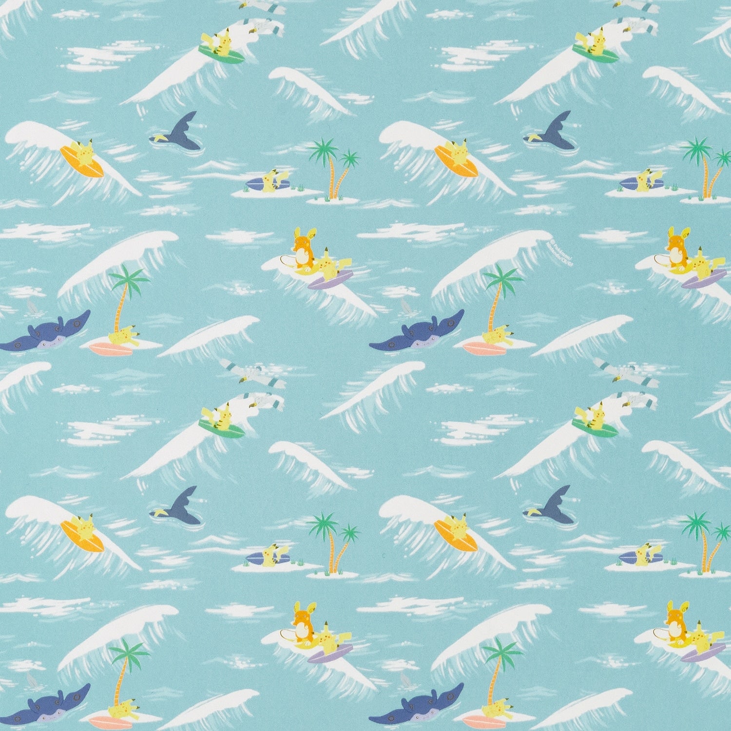 Decoration tape that can be pasted and peeled off: Naminori Pikachu, Alolan R...