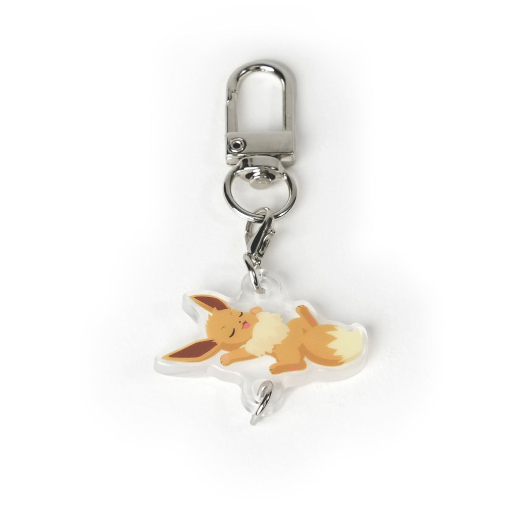 Authentic Japanese Pokemon Eevee Friends charm with Generation 1 flair