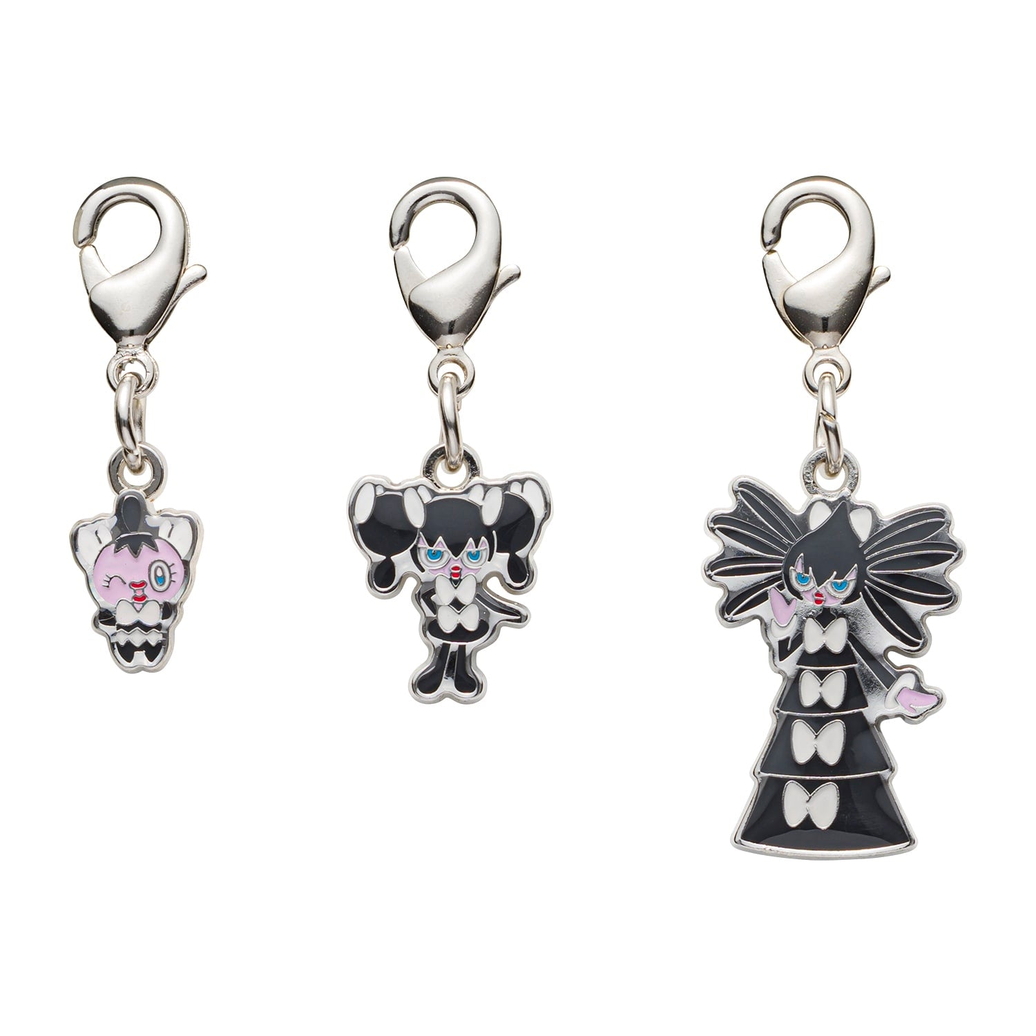 National Encyclopedia Metal Charms 574-576, featuring Pokemon characters, from Japan