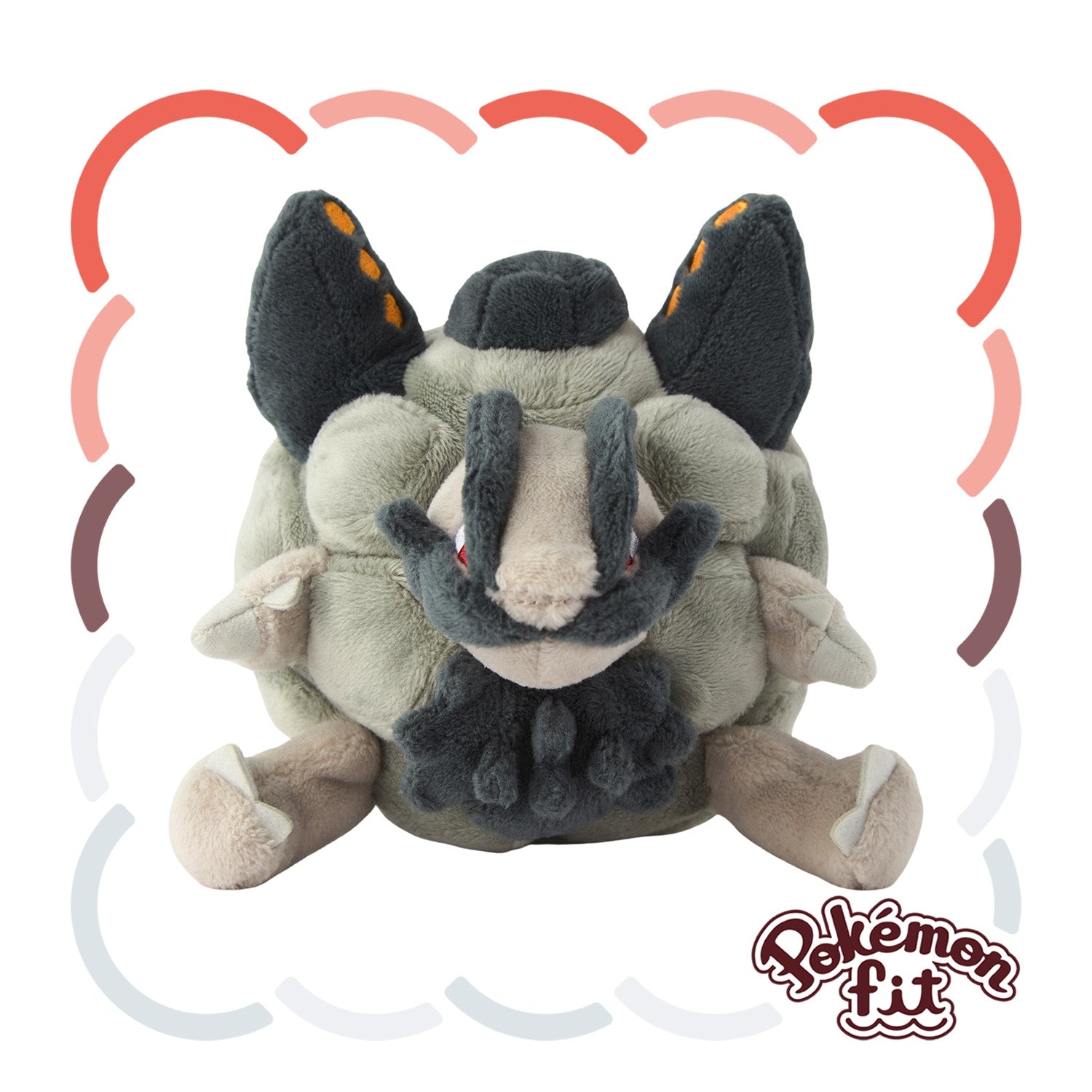 Pokémon fit Alolan Golem (#076) Official Plush | Pokémon Center Japan