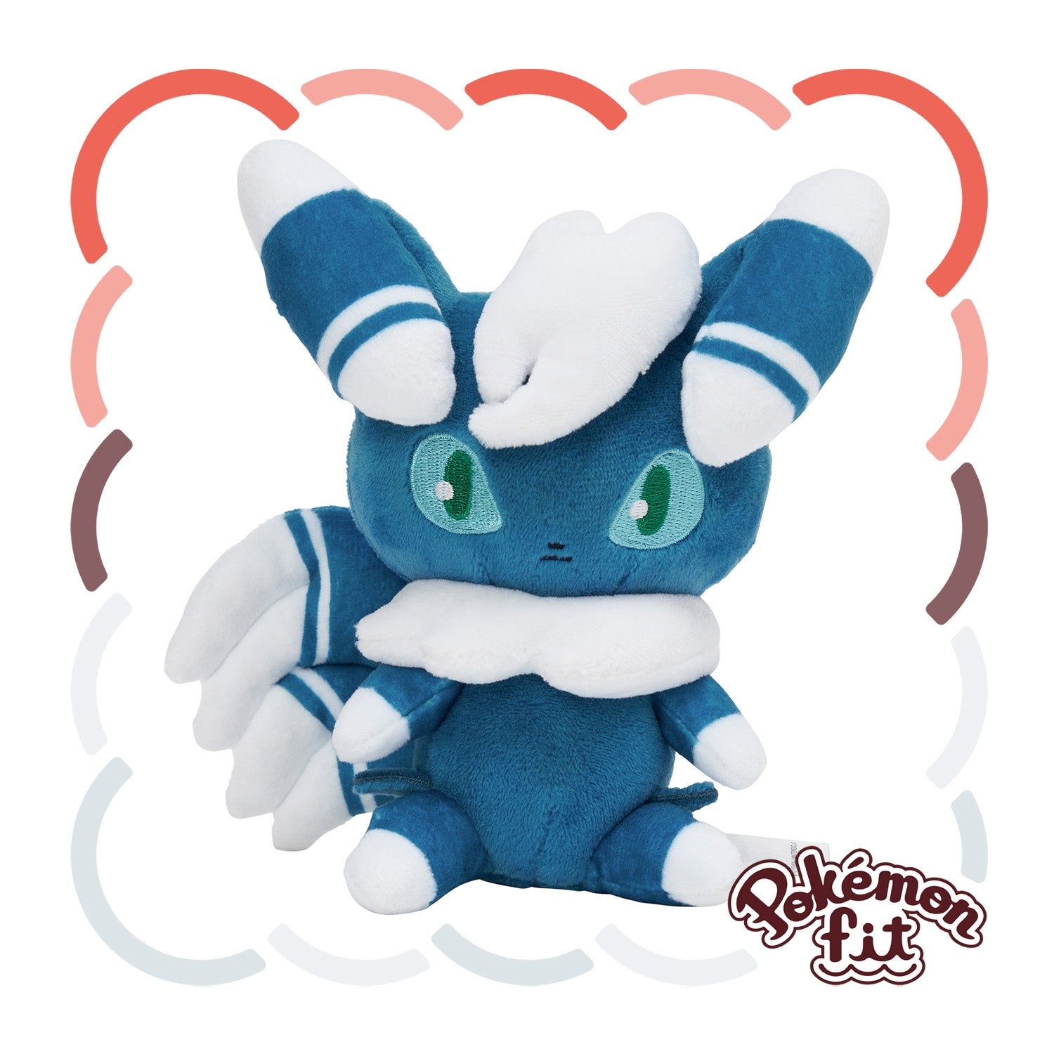Meownyx male form plush from Japan, detailed Pokémon design